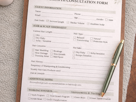 “Why Your Hair Growth Journey Should Always Start with a Consultation”