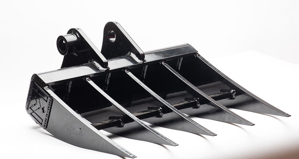 rake for mini excavator
