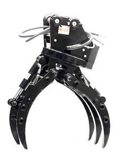 Miniature : Rotary Grapple 3.5 Ton and Under Excavators, Customizable Mount