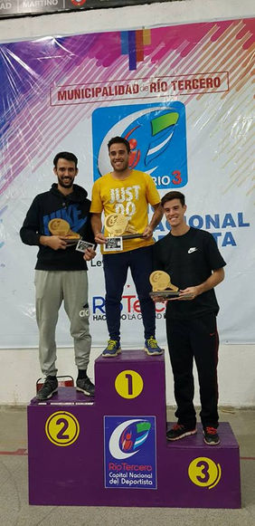 Martín Lorenzatti, campeón en el primero del torneo de aficionados