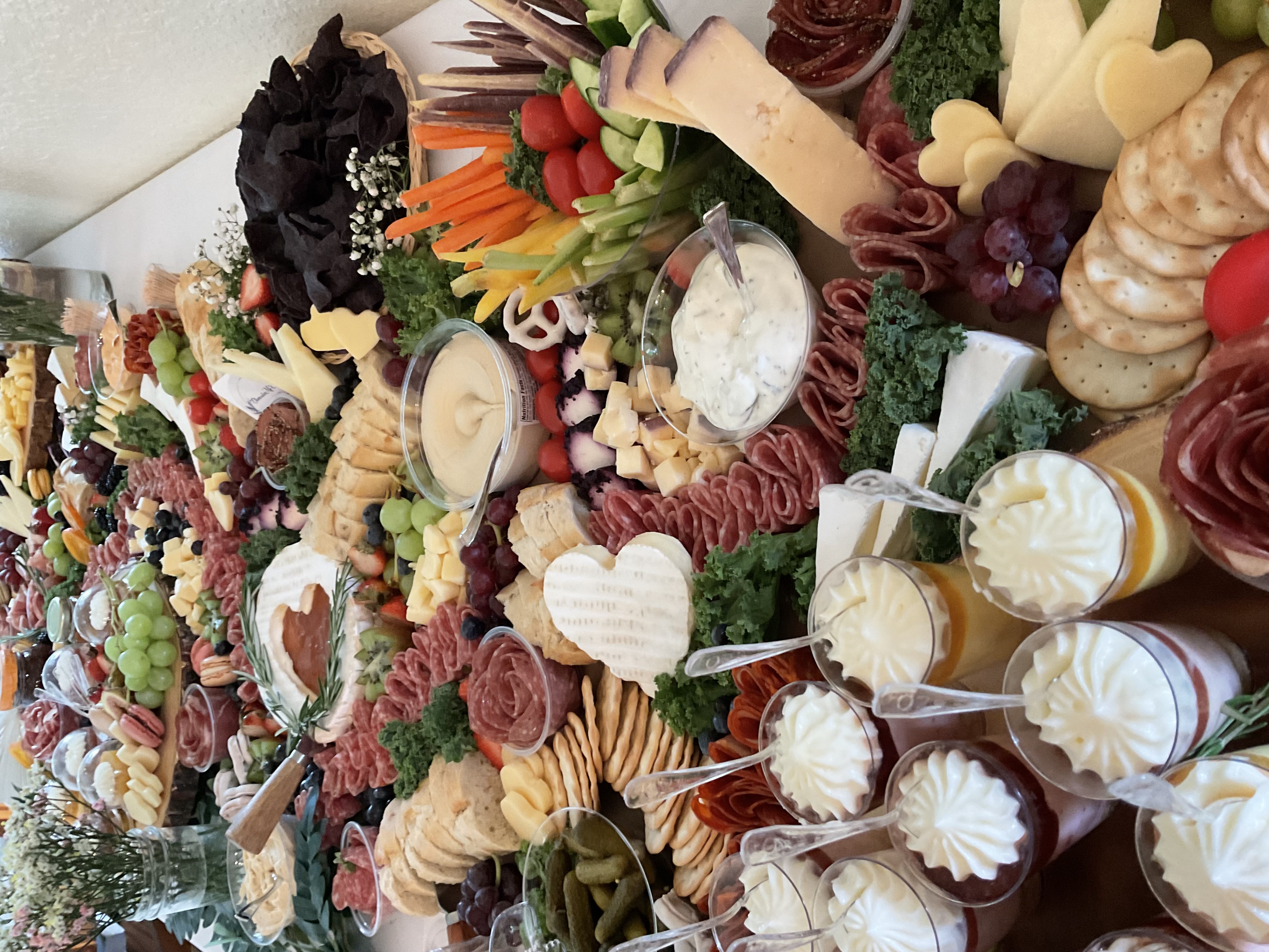 Arranged Food and Objects