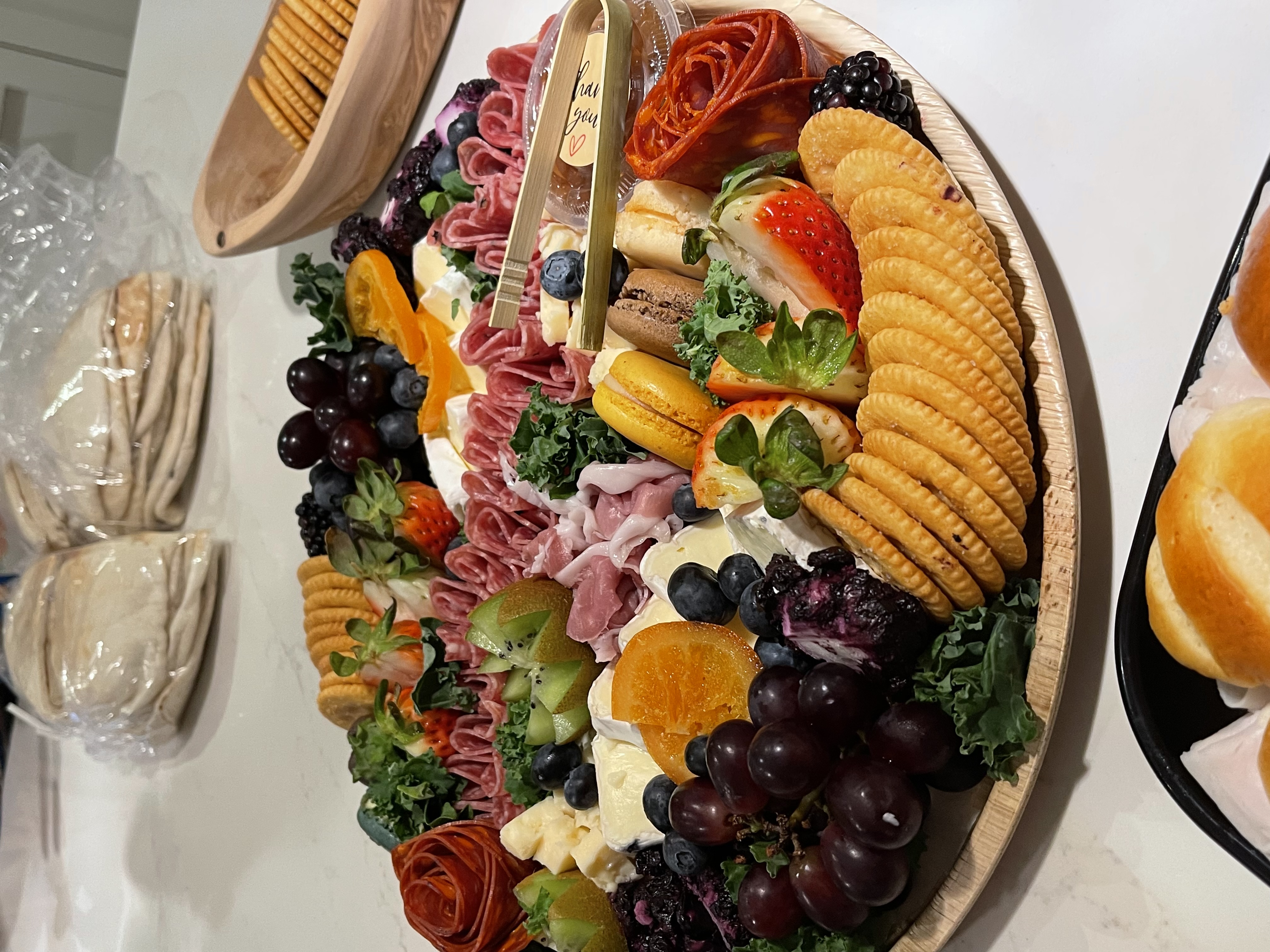 Arranged Food and Objects