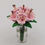 Thumbnail: Pink Lillies in Glass Vase 