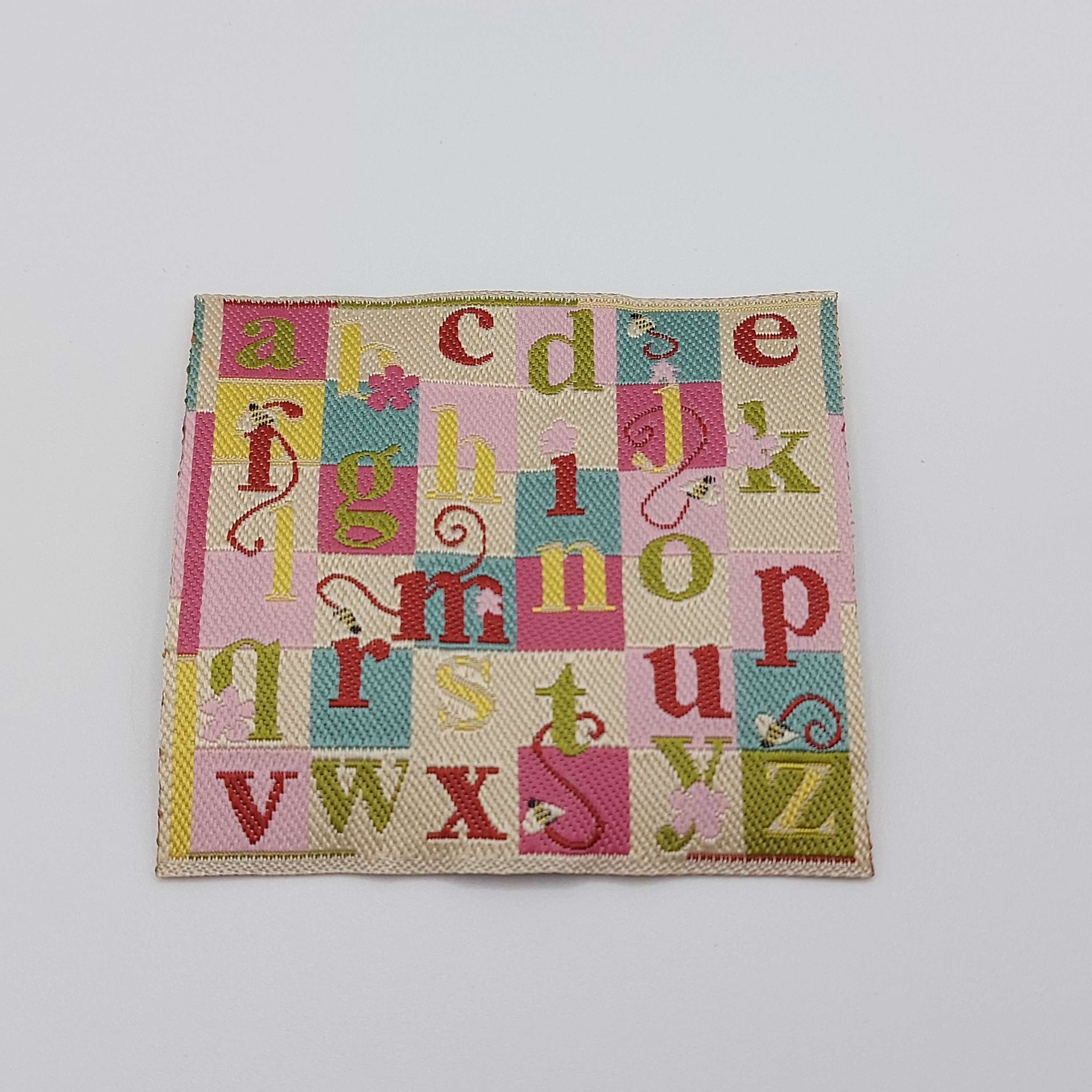 Pink Alphabet Rug