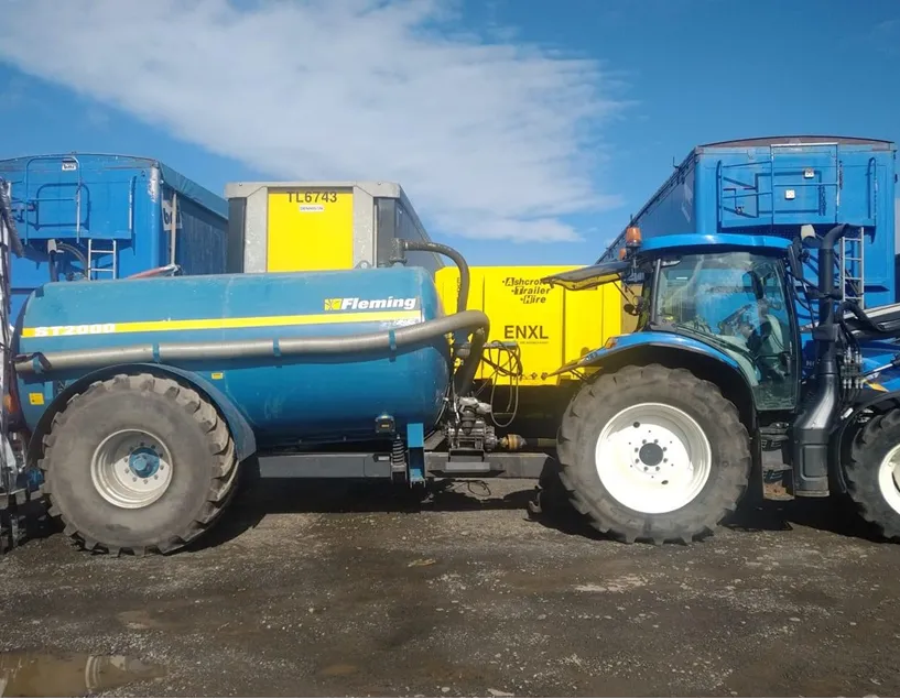 Fleming slurry tanker for hire
