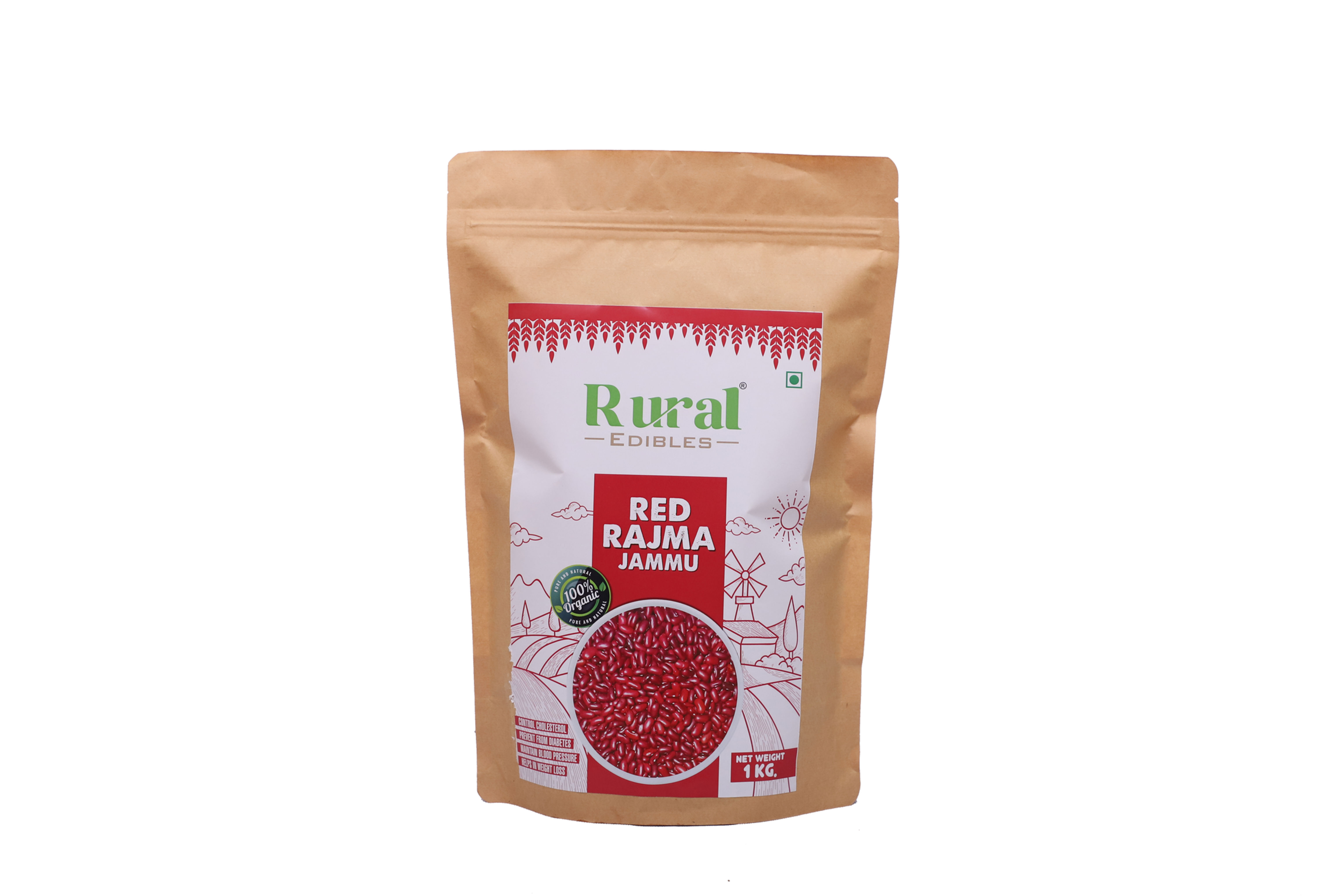 Organic red rajma jammu|Kidney Beans|1kg