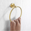 Thumbnail: Modern Towel Holder - Brushed Gold