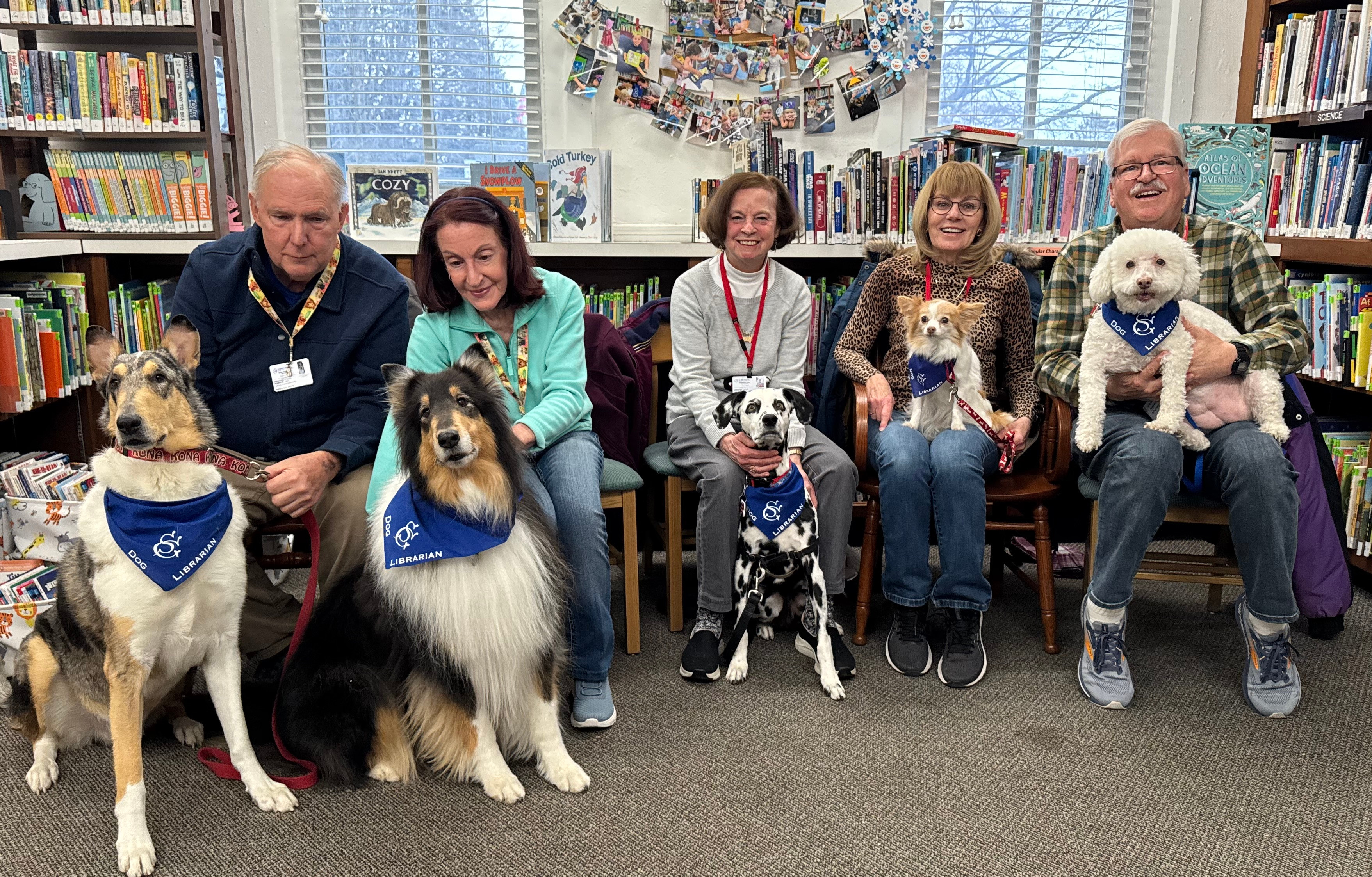 Dog Library Program Paws for Books: Therapy Dogs at the Library | Spring Lake 2025