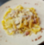 Taliatele Karbonara - Carbonara Tagliatelle