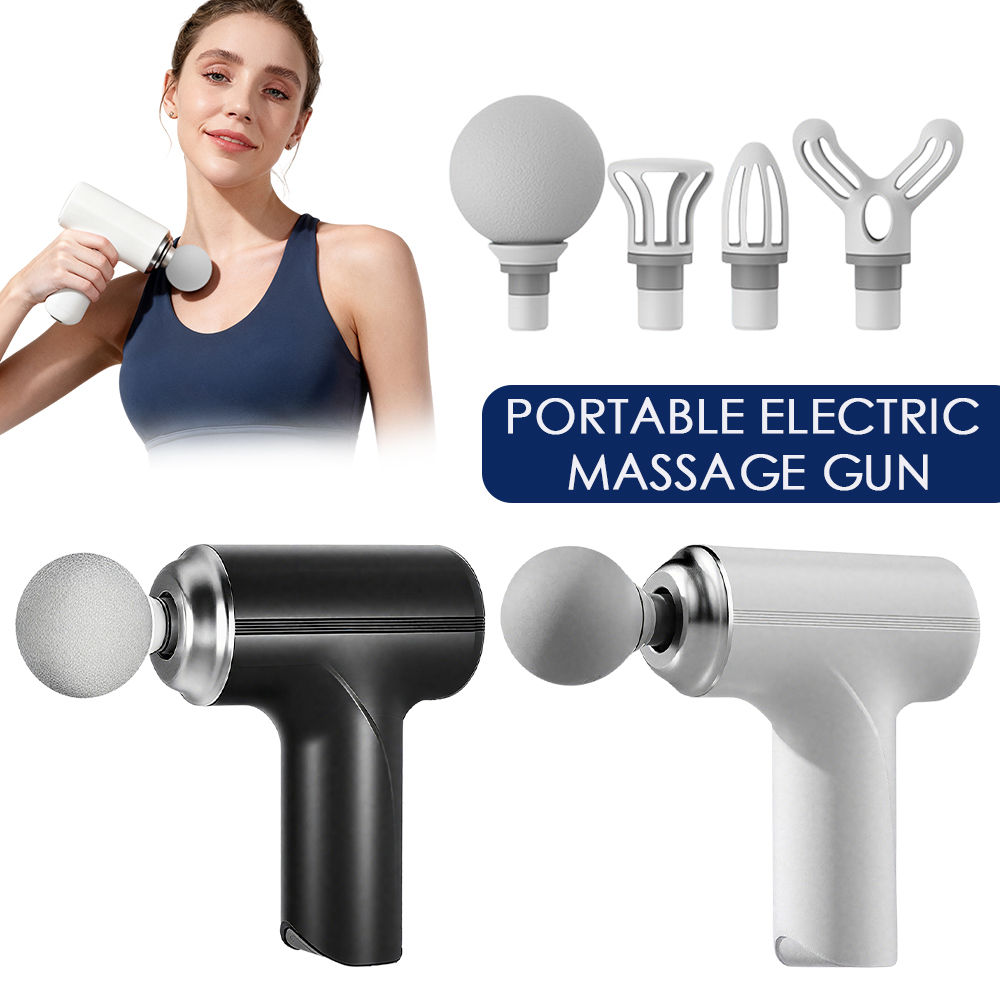 Pistola de Massagem Elétrica Portátil USB