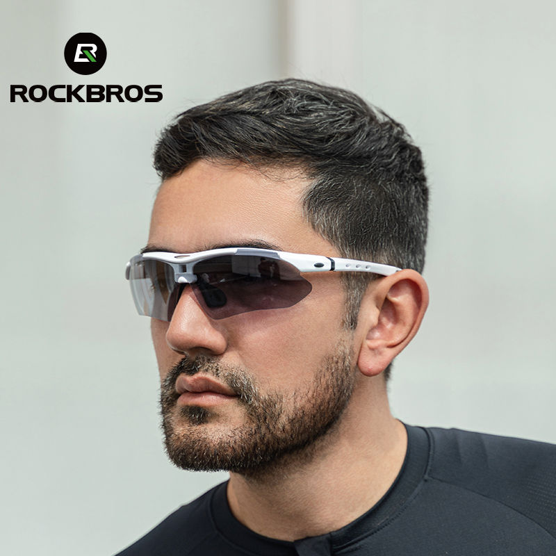 ROCKBROS Bicycle Glasses Photochromic Cycling Sports Sunglasses Eyewear Men Wome