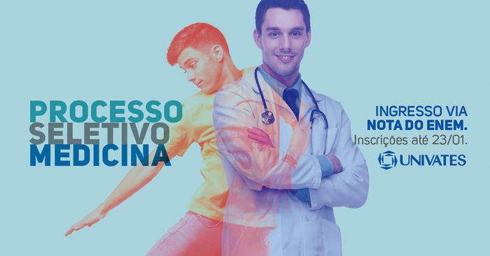 Ingresso na Medicina Univates é via nota do ENEM e vai até dia 23/01.