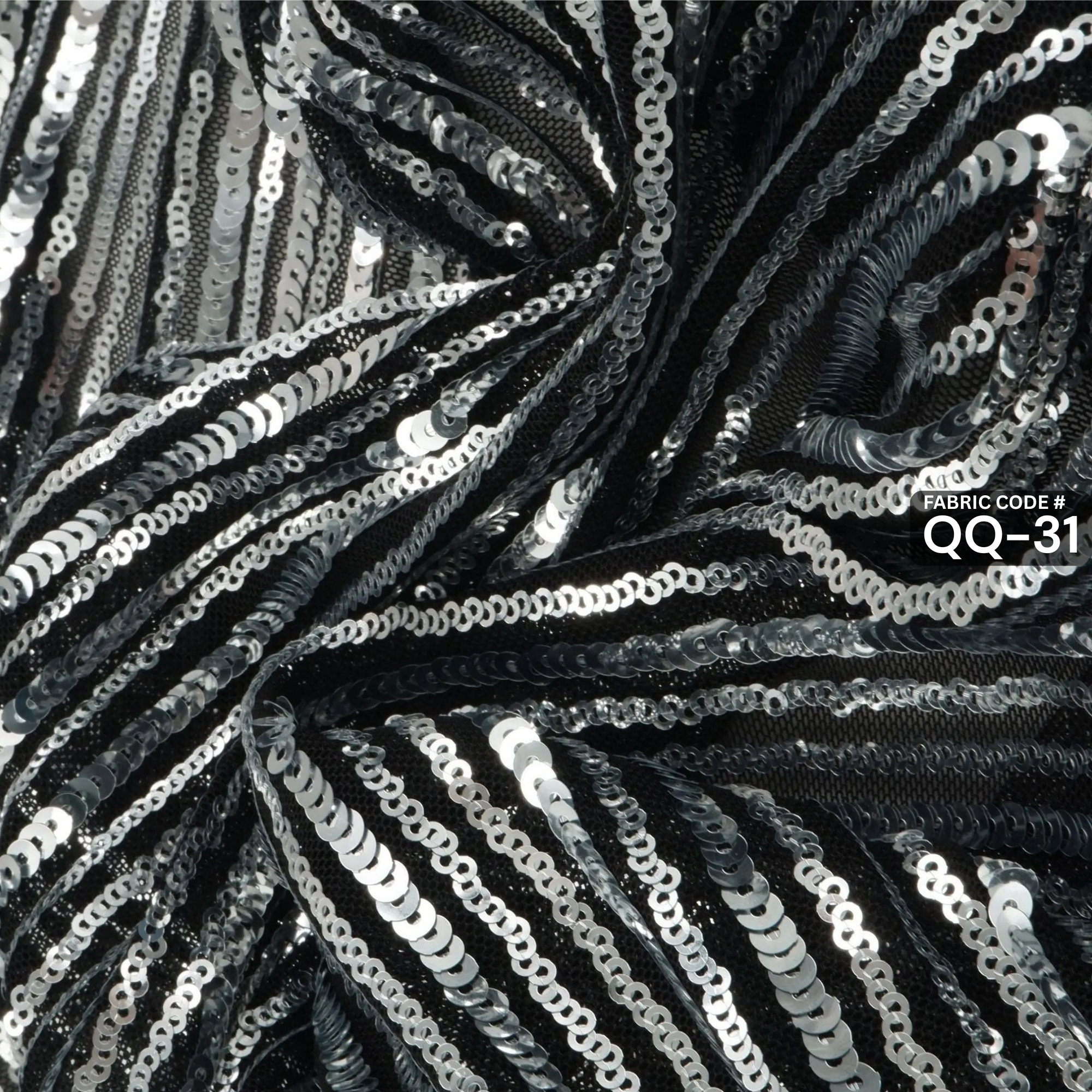 Sequin Stretch Knit Fabric