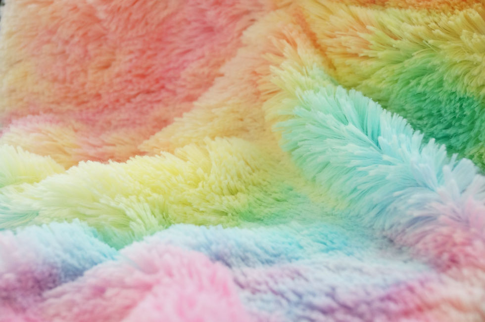 Buy Rainbow Fabric – Minky & Faux Fur Available in Bulk