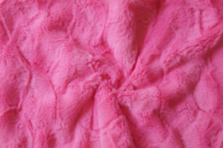 Minky Faux-Fur Hot Pink - Minky Stella