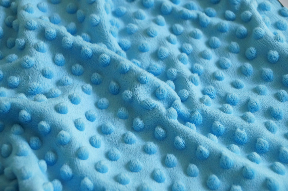 Minky Dot Silver Fabric