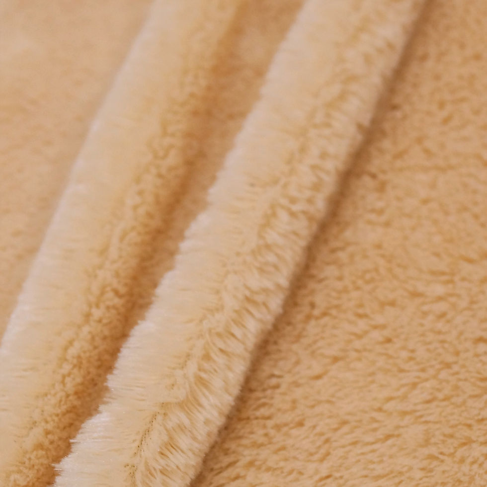 Thumbnail: Minky Faux-Fur Beige - Bear Skin