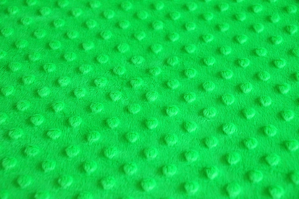 Thumbnail: Lime Minky Dot Fabric Wholesale