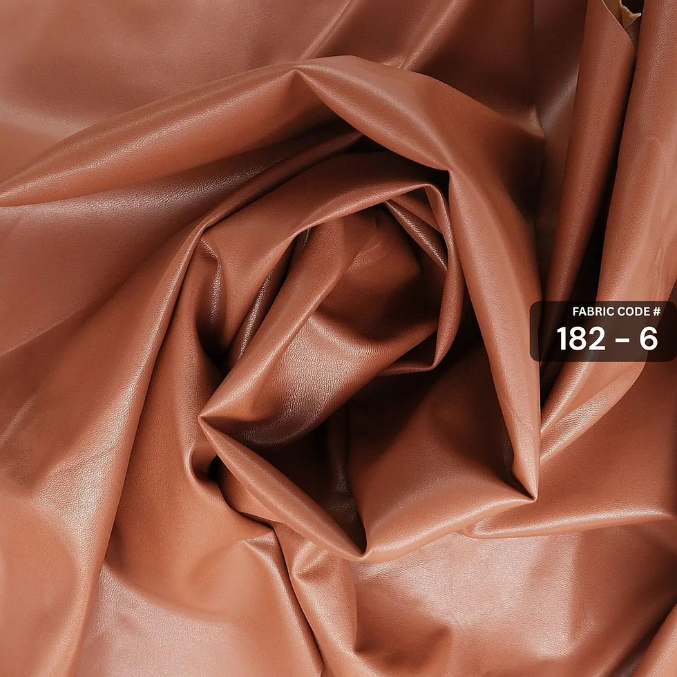 Thumbnail: Faux Leather Knit Fabric