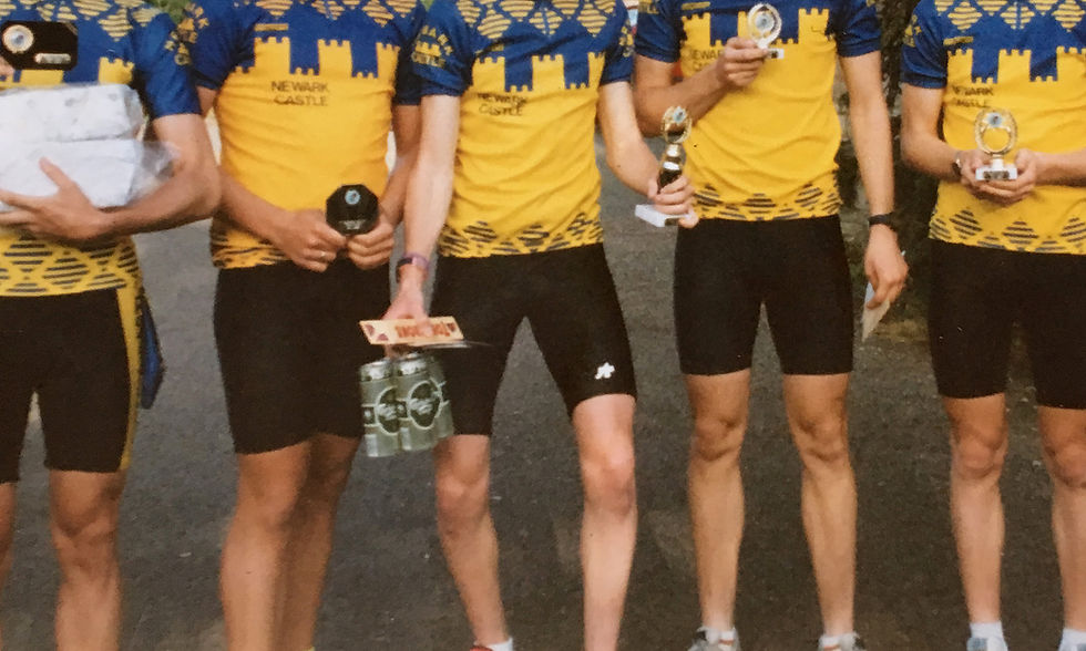 I only ever won one road race.
