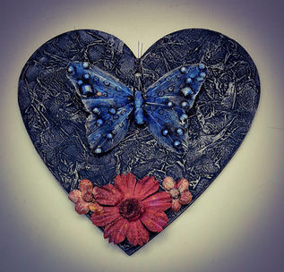 Mixed Media Wall Art - Butterfly