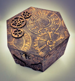 Mixed Media Box - Steampunk