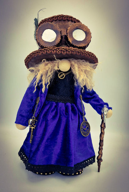 Blue Steampunk Lady