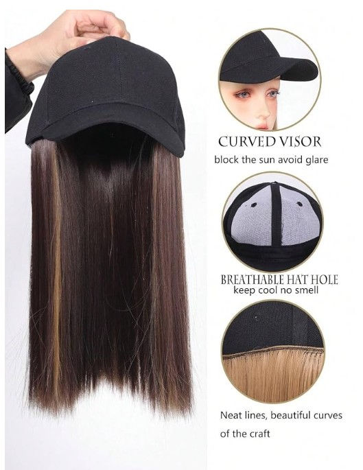 Thumbnail: Womens Baseball Cap Wig