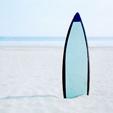 Surfboard On Beach