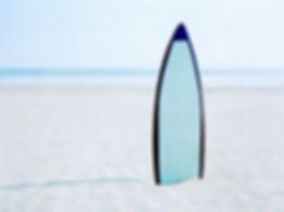 Standing Surfboard