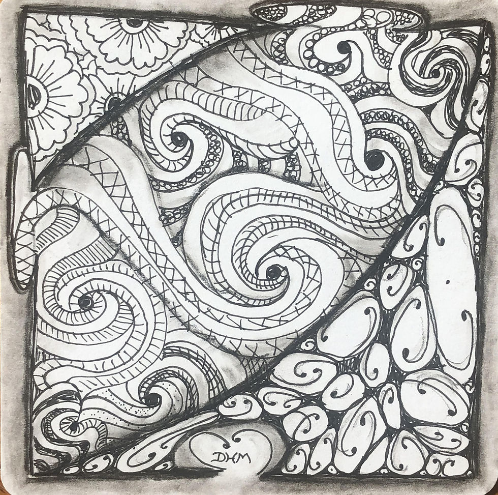 My first zentangle