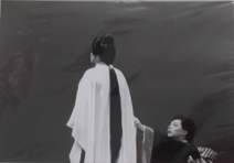 MADAME BUTTERFLY BLACK AND WHITE PRINT 1