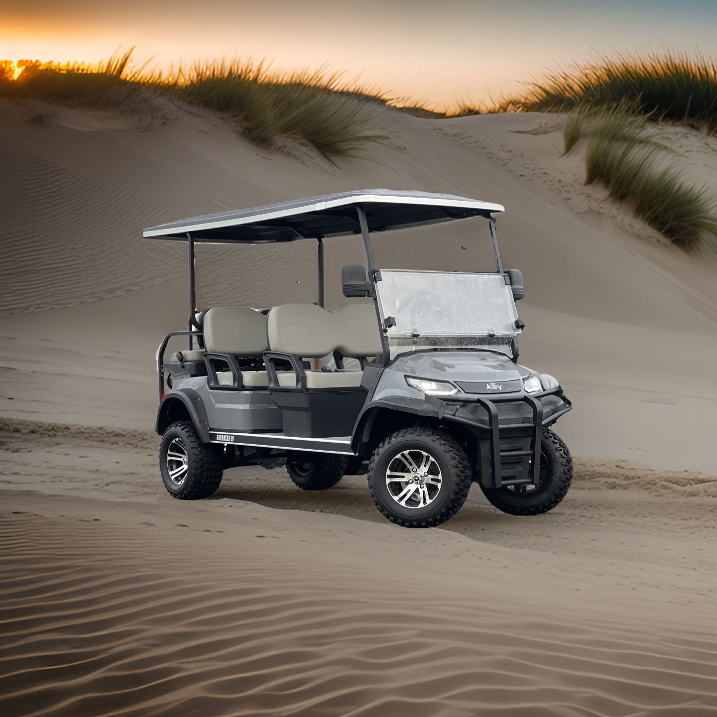 2024 Advanced EV 54V upgraded 150ah Lithium 6 passengerr