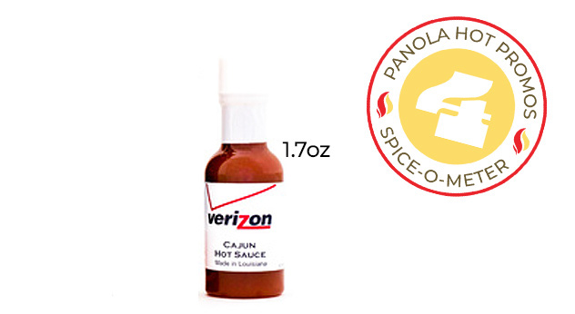 1.7oz bottle of Panola's custom labelled Cajun Cayenne Hot Sauce