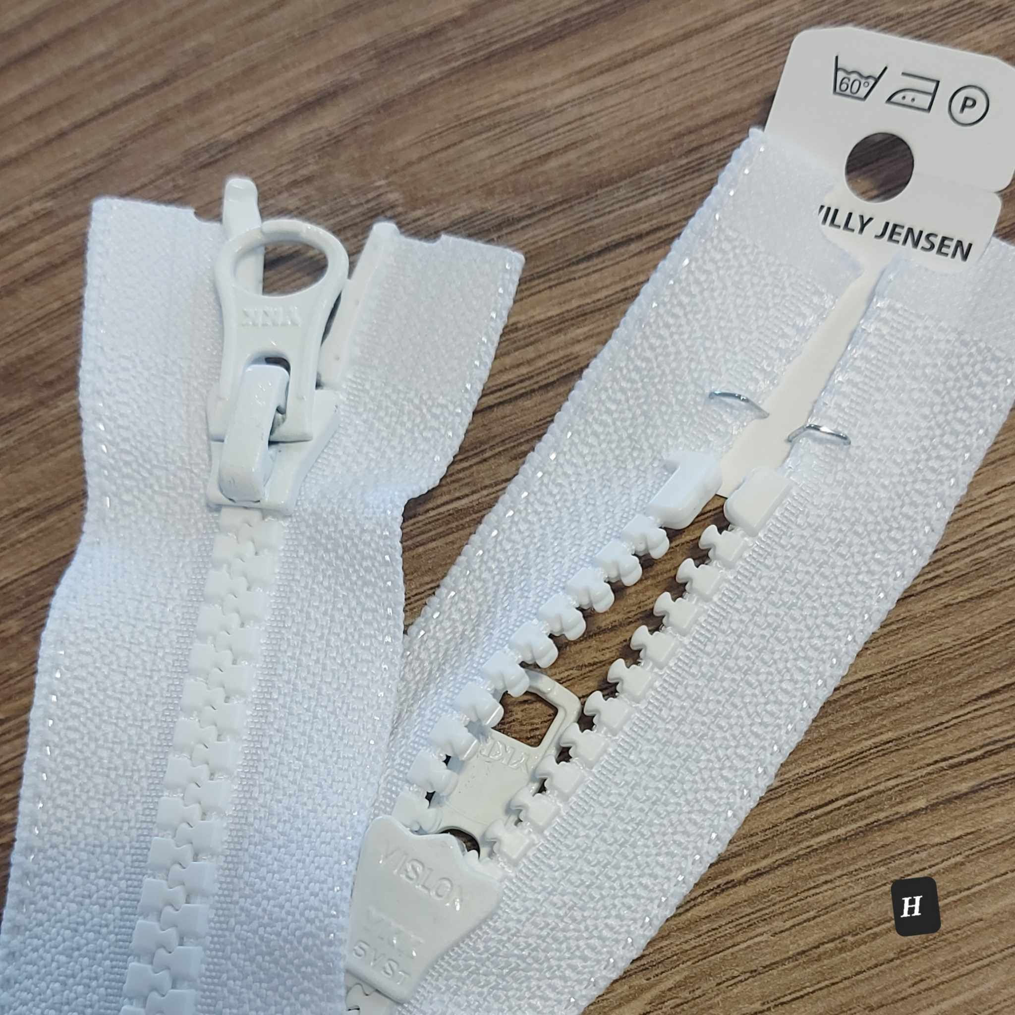 Rennilásar - hvítur - 70 cm.