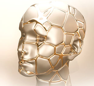 Head, sculpture, 3d, render 3d, black, g