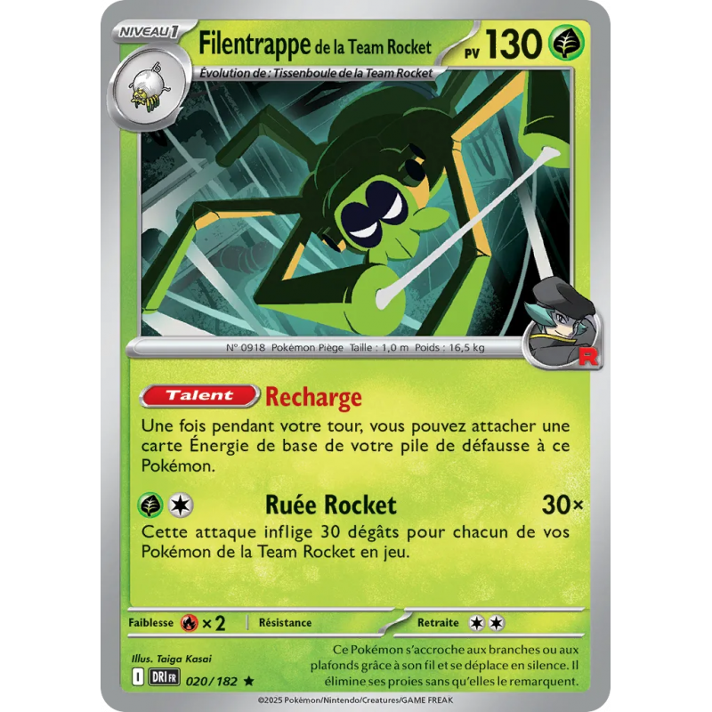 Filentrappe de la Team Rocket (DRI 020) FR - Rivalités Destinées