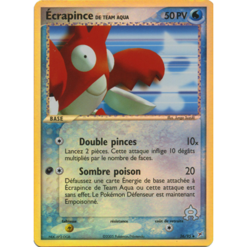 Écrapince de Team Aqua (MA 26) FR