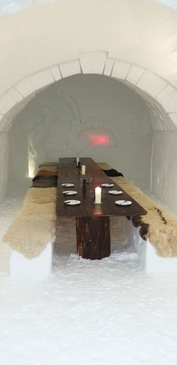 Iglurestaurant auf Parsenn