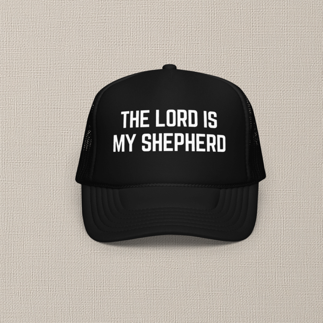 The Lord is My Shepherd Trucker [Black]