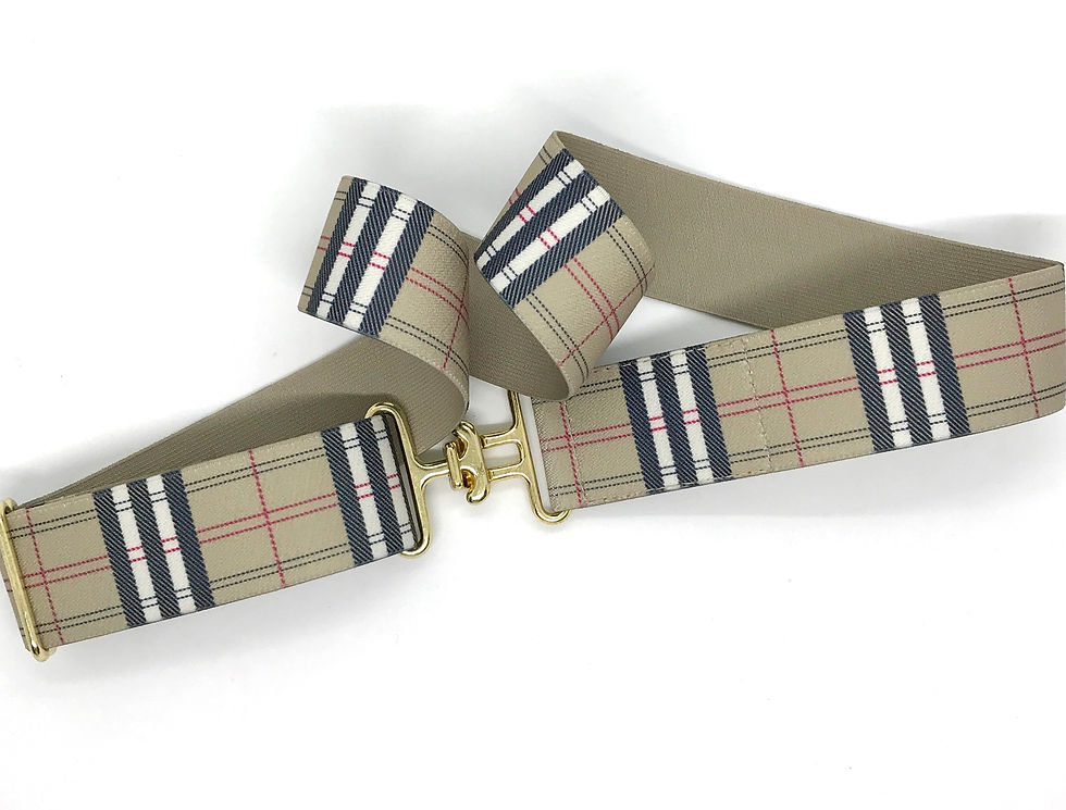 Thumbnail: 1.5" Tan Plaid