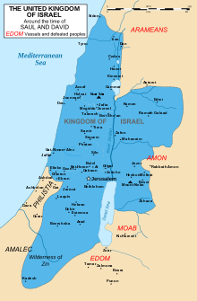 Le Royaume d'Israël du temps des Rois Saoul et David