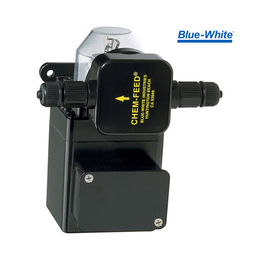 BOMBA DOSIFICADORA ANALOGICA DE 14.9 LPH 80 PSI BLUE WHITE C-645P