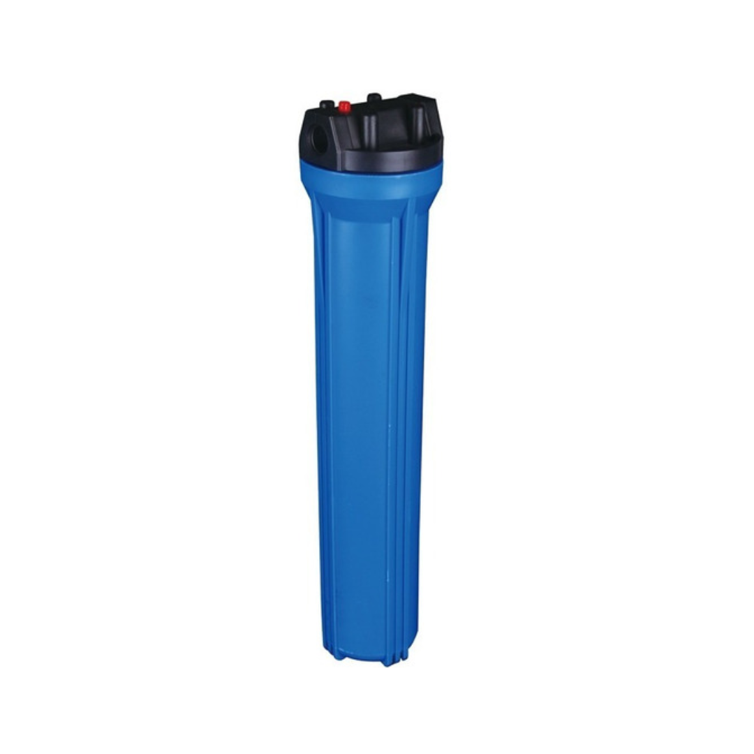 PORTAFILTRO 2.5" X 20" AZUL C/PURGA CONEX 3/4" FROTEC PSH-113-3/4