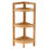 Thumbnail: 3 Tier Bamboo Corner Tower Storage Shelf Unit