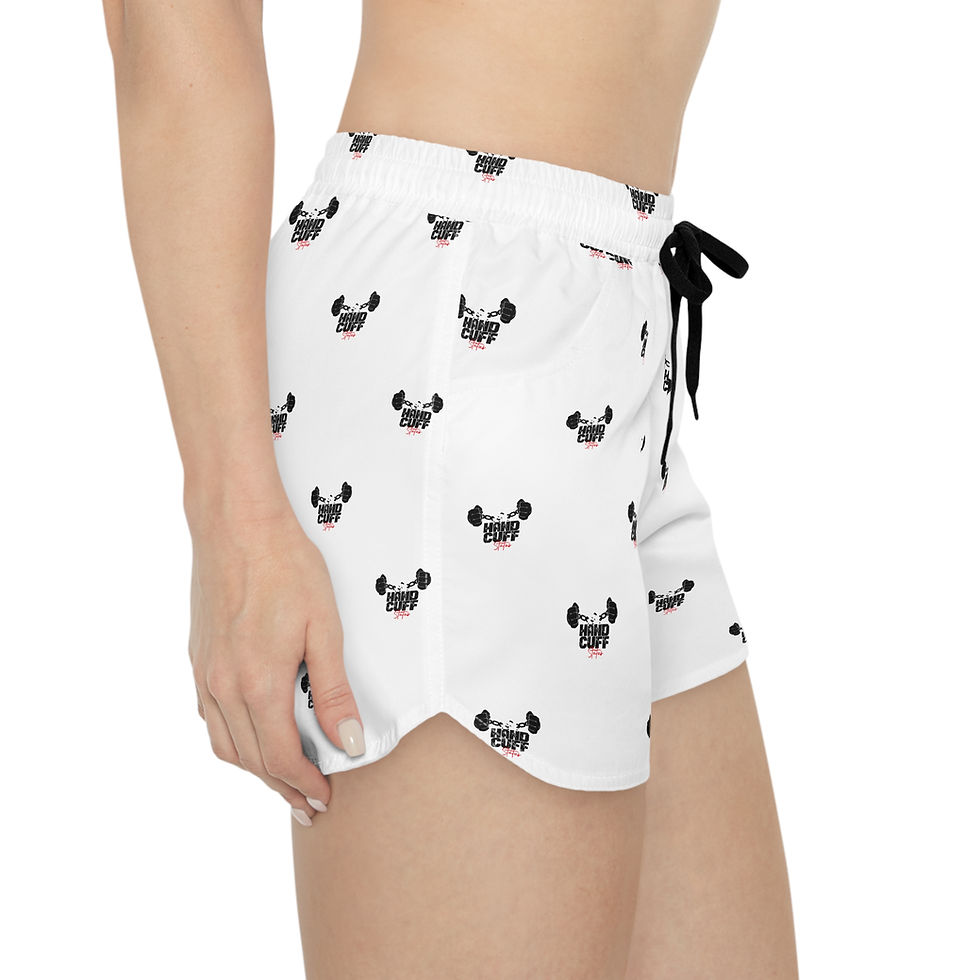 Thumbnail: Handcuff Status Women’s Athletic Shorts – Empowerment Wear 