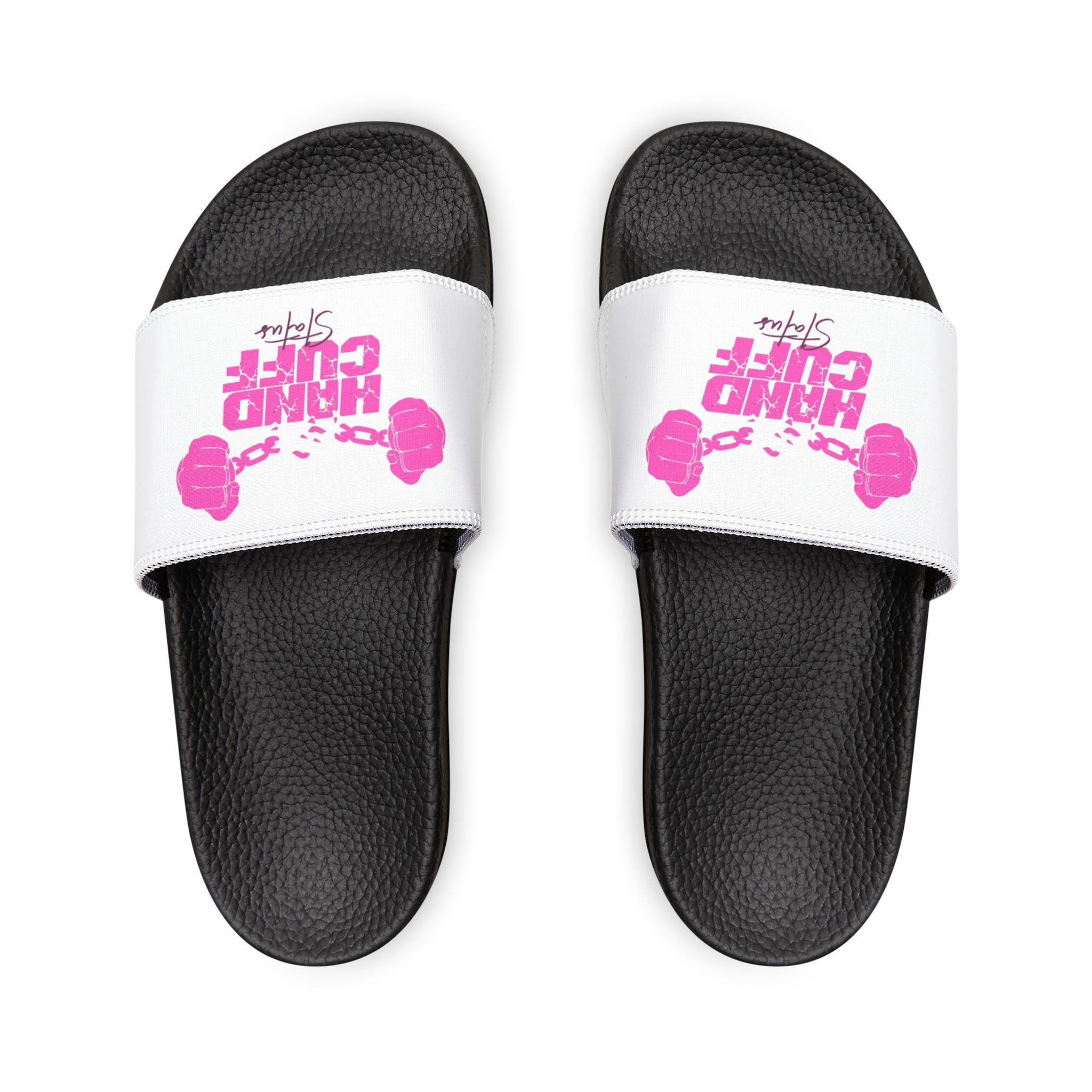 Handcuff Status Slide Sandals – Advocacy Wear