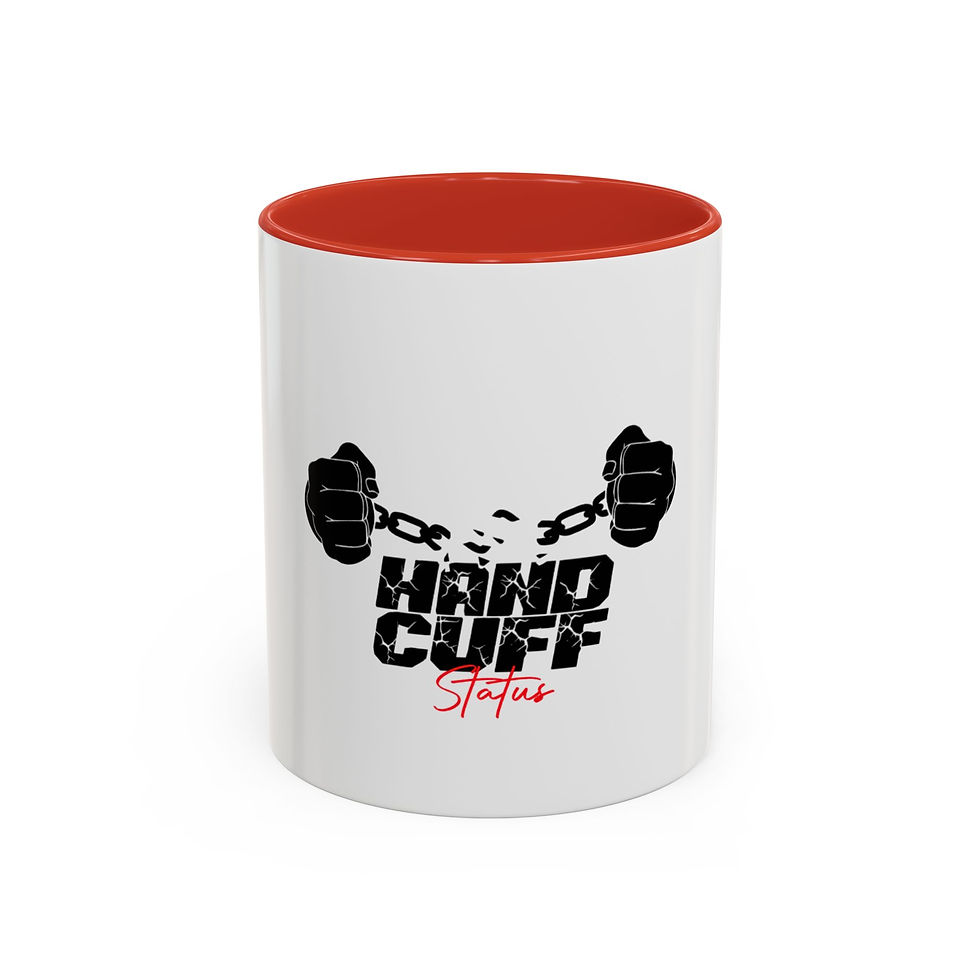縮圖：Handcuff Status Podcast Mug – Advocacy Merch 