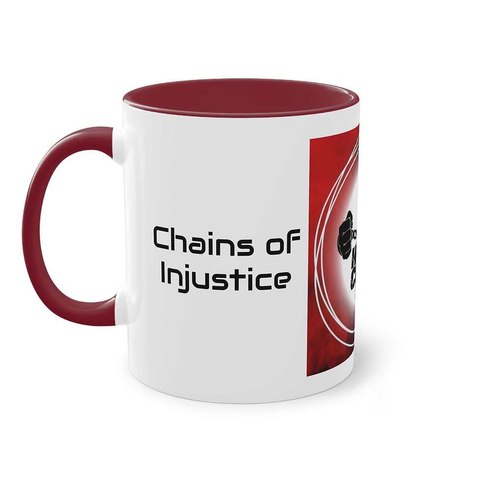 Thumbnail: Handcuff Status Podcast Mug – Advocacy Merch