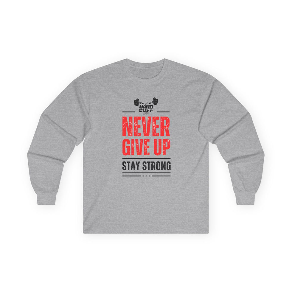 Thumbnail: Handcuff Status “Never Give Up”